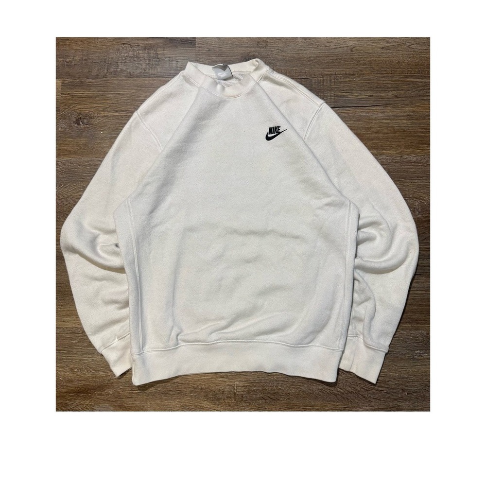 Men's White Nike Crewneck